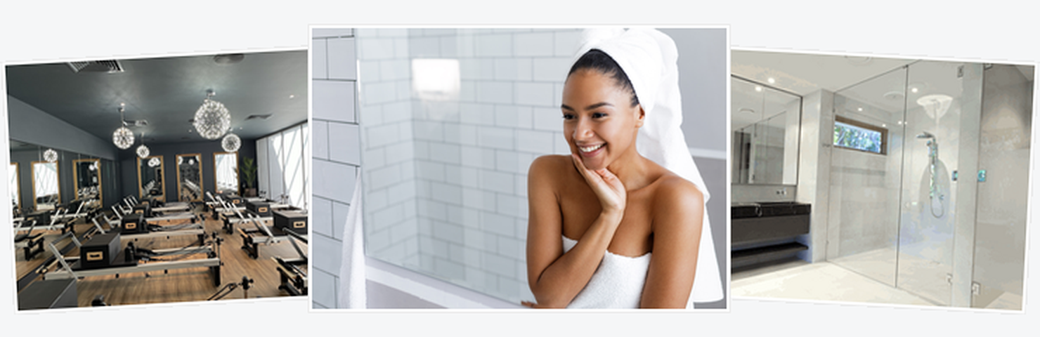 Made to measure mirrors and glass for gyms, bathrooms and shower enclosures